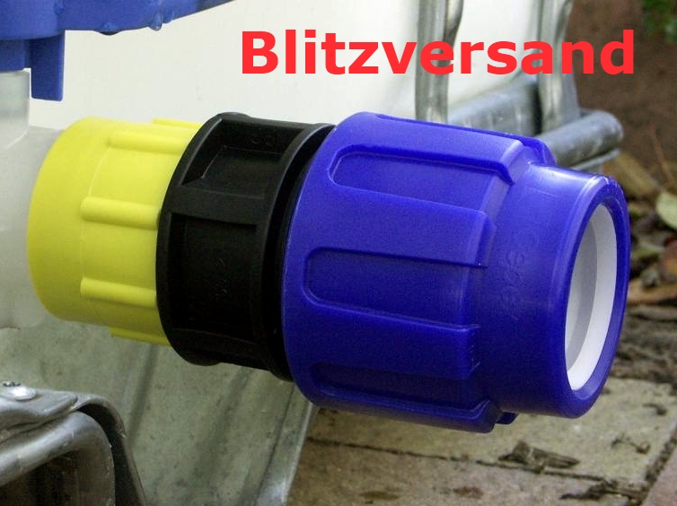 (Bild für) IBC-Adapter PE-Rohr gerader Anschluß 50 mm